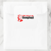 Het Beest van Benghazi Vierkante Sticker (Tas)