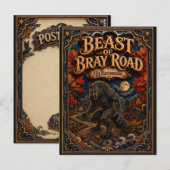 Het Beest van Bray Road Wisconsin Popcut Legends Briefkaart (Voorkant / Achterkant)
