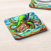 HET BEEST VAN DE BREKERS OP PISMO BEACH. (6) BIER ONDERZETTER (Linkerzijde)