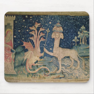 Het Beest van de Zee met zeven hoofden Muismat