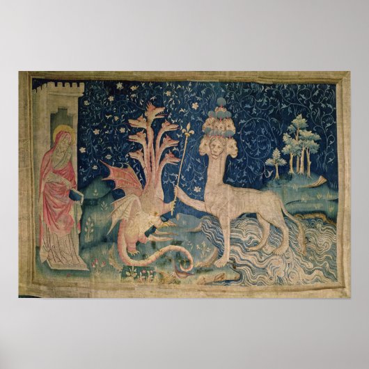 Het Beest van de Zee met zeven hoofden Poster (Voorkant)