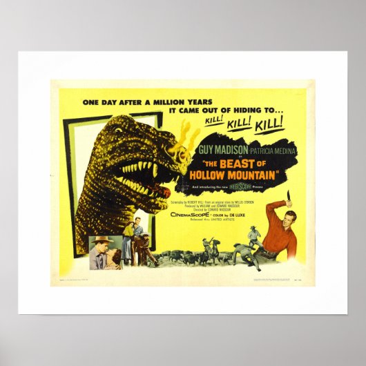 Het beest van het Holle gebergte Poster (Voorkant)