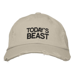 Het beest van vandaag geborduurd Pet