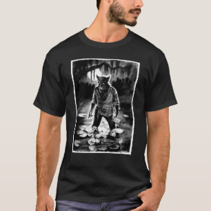 Het beest van Whisky Bay deed alsof het een mens w T-shirt