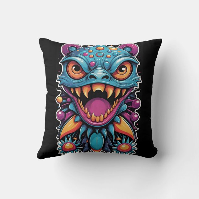 Het beest zal zonder waarschuwing feesten - Ken Ga Kussen (Achterkant)