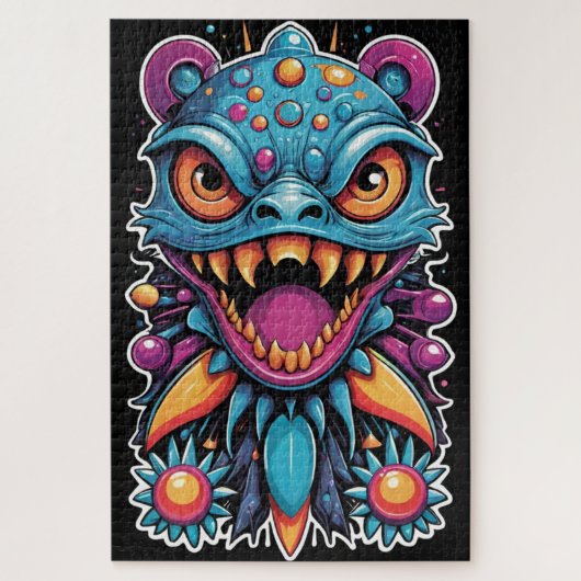 Het beest zal zonder waarschuwing feesten - Ken Ga Legpuzzel (Verticaal)