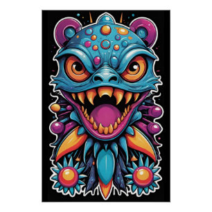 Het beest zal zonder waarschuwing feesten - Ken Ga Perfect Poster