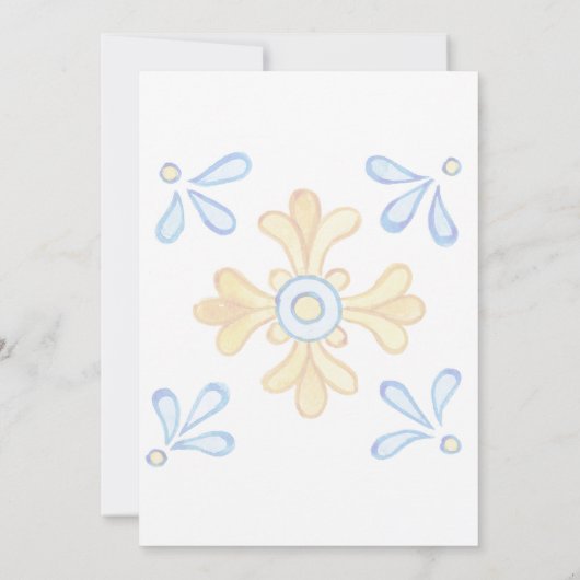 Het beestende Tuscan-mediterraan huwelijk tussen b Kaart (Achterkant)