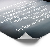 Het begebed van de dienst citeert poster blauwe wa (Hoek)