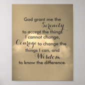 Het begebed van de dienst citeert poster natuur fo (Voorkant)