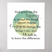 Het begebed van de dienst citeert poster natuur fo (Voorkant)