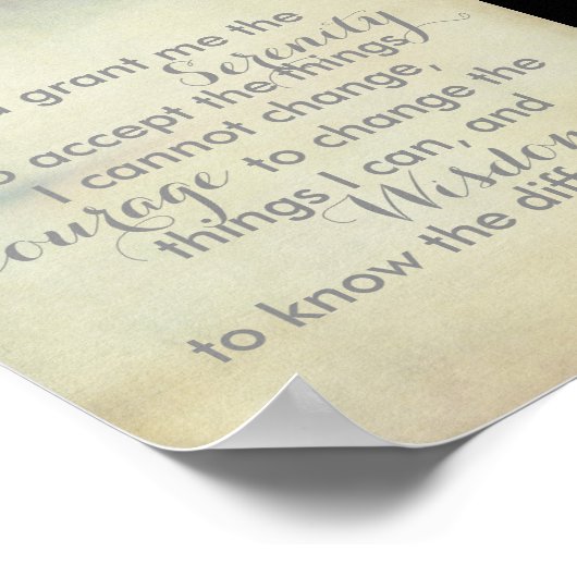 Het begebed van de dienst citeert poster  stijl (Hoek)