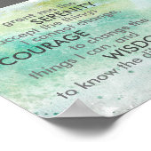 Het begebed van de dienst citeert waterverf ontwer poster (Hoek)