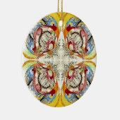 Het begin in het eeuwigheidspatroon keramisch ornament (Rechts)