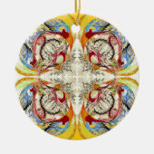 Het begin in het eeuwigheidspatroon keramisch ornament (Voorkant)