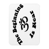 Het begin is nabij Premium Flexi Magnet Magneet (Verticaal)