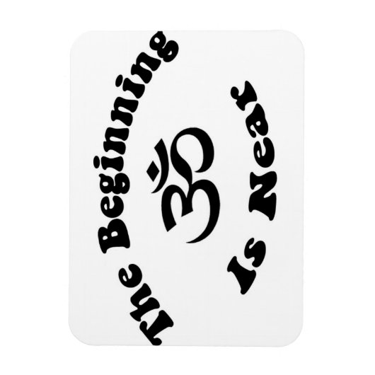 Het begin is nabij Premium Flexi Magnet Magneet (Verticaal)