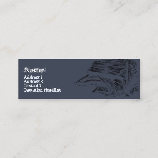 HET BEGIN MINI VISITEKAARTJE (Voorkant)