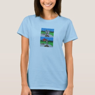 Het begin / Robot Comic Vrouwen T-shirt