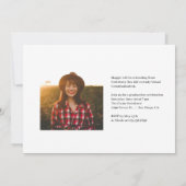 Het begin Uitnodiging van het Afstuderen van de Kl (Achterkant)