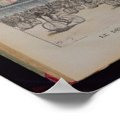 Het begin van de fietsenrace Parijs-Brest Poster (Hoek)