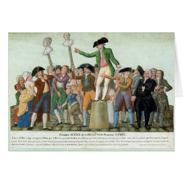 Het begin van de Franse revolutie (Voorkant Horizontaal)
