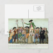 Het begin van de Franse revolutie Briefkaart (Voorkant / Achterkant)