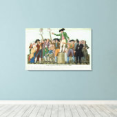 Het begin van de Franse revolutie Canvas Afdruk (Insitu (Houten vloer))