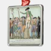 Het begin van de Franse revolutie Metalen Ornament (Links)