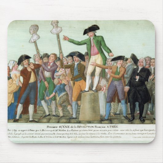 Het begin van de Franse revolutie Muismat (Voorkant)