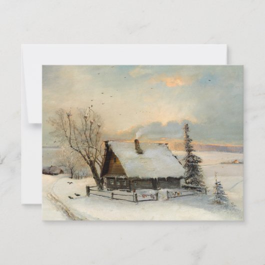Het begin van de lente | Aleksej Savrasov Feestdagenkaart (Voorkant)