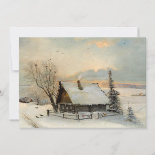 Het begin van de lente   Aleksej Savrasov Feestdagenkaart