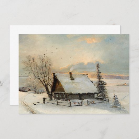 Het begin van de lente | Alexei Savrasov Bedankkaart (Voorkant / Achterkant)