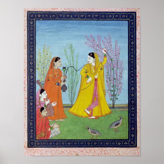 Het begin van de lente poster (Voorkant)