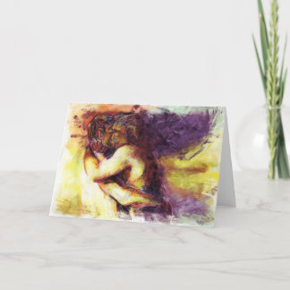 Het begin van de liefde feestdagen kaart