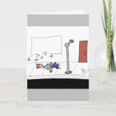 Het begin van een Bad Joke wenskaart Bedankkaart (Voorkant)