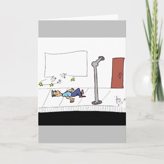 Het begin van een Bad Joke wenskaart Bedankkaart (Voorkant)