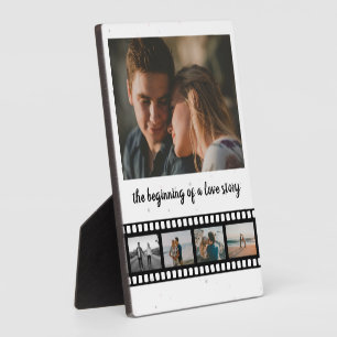 Het begin van een liefdesverhaal 5 foto's Plaquett Fotoplaat