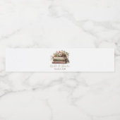 Het begin van een nieuw hoofdstuk Bruids douche Waterfles Etiket (Enkel label)