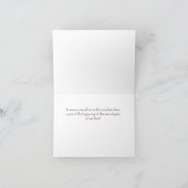 Het begin van een nieuw hoofdstuk Bruidssalon Bedankkaart (Binnen)