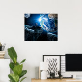 het begin van een nieuw tijdperk poster (Thuiskantoor)