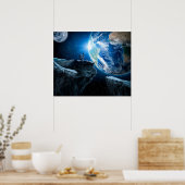 het begin van een nieuw tijdperk poster (Keuken)