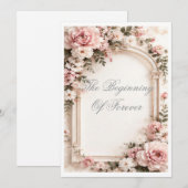 Het Begin Van Euwigdurende Liefde Kaart (Voorkant / Achterkant)