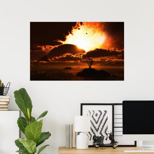 Het begin van het Eind Poster (Thuiskantoor)