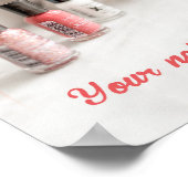 Het begin van je schoonheid begint met je nagel. poster (Hoek)