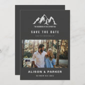 het begin van ons avontuur sparen de datumfoto kaart (Voorkant / Achterkant)