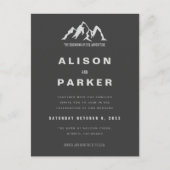 HET BEGIN VAN ONZE TOEVOEGINGSWEDING BRIEFKAART (Voorkant)