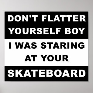 Het begin van uw Poster van de Funny van het Skate
