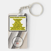 Het begin van wijsheid sleutelhanger (achterkant)