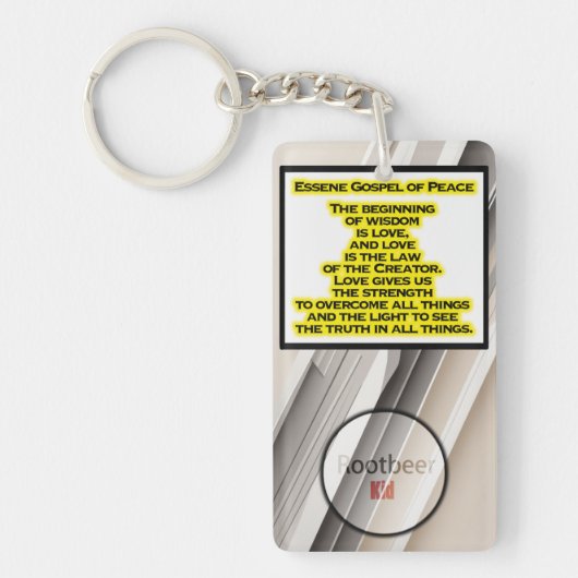 Het begin van wijsheid sleutelhanger (Voorkant)